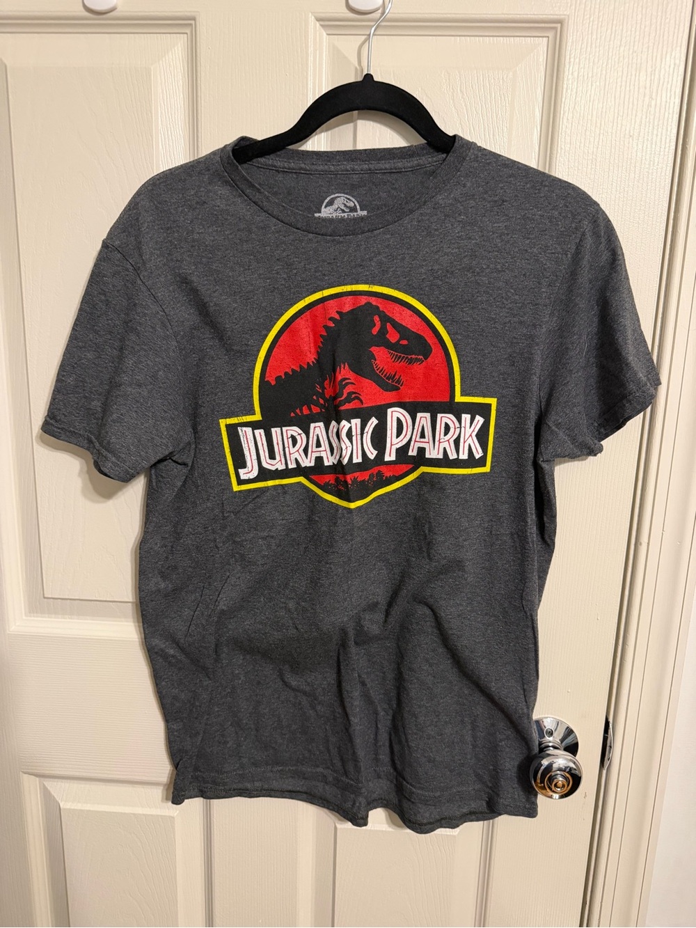 Jurassic Park Graphic Tee - Charcoal Gray